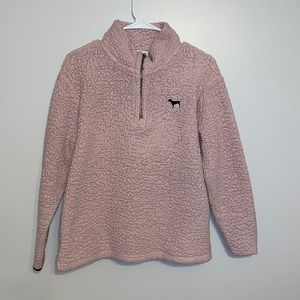 Victoria’s Secret pink fuzzy‘s pull over size extra small